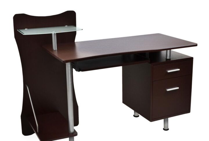 This Techni Mobili Computer Desk adds convenience and style to your work space. This desk has plenty of room for your computer