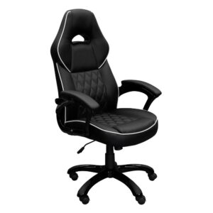 This Techni Mobili Sport Race Chair provides a professional and modern appearance to complement your office or home. This chair not only exudes appeal but comfort with its mix of traditional pattern and modern racer look featuring extra padding on seat