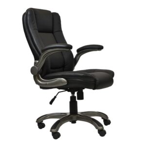 This Techni Mobili Medium Back Executive Chair is sure to upscale appearance to your office with its attractive stitched seat and back