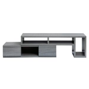 this 53" expandable TV stand is the perfect blend of style and functionality. Easily slides open to a full length of 92"