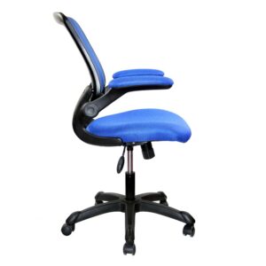 lightweight office chair that features breathable mesh back support