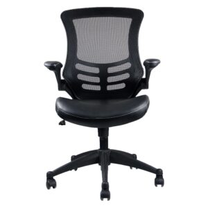 has many features such as padded flip-up armrests