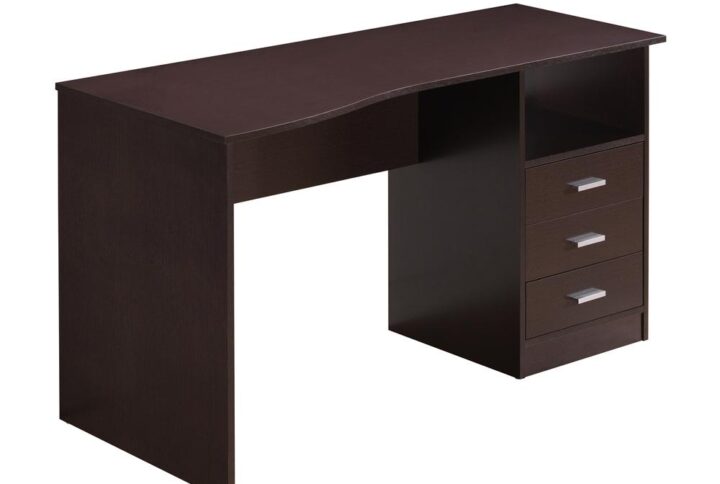 The Techni Mobili Classy Desk has a classy design of an expansive contoured desktop shape