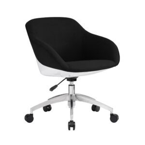 this modern task chair is exactly what you need to upgrade your workspace. It features durable polyester upholstery