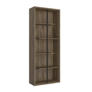 This stylish Techni Mobili 5-Tier staggered shelves wooden bookcase adds classic style to your home living area