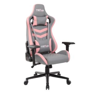 The Techni Sport TS-83 Ergonomic High Back Computer Racing Gaming Chair is built with an ergonomic shape that curves with and protects the natural shape of the back. The TS83 will keep you supported even throughout extended periods of use. The 4D armrests are endlessly customizable. With numerous options for height