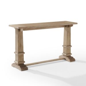 Add laid-back elegance to your entryway or living room with the Joanna Console Table. Combining a rustic finish with a classic farmhouse design