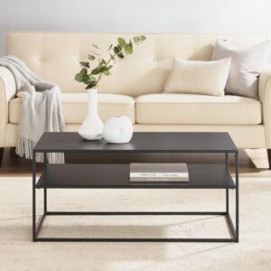 the Braxton Coffee Table is an ideal addition to your living room. With clean lines and sturdy steel construction