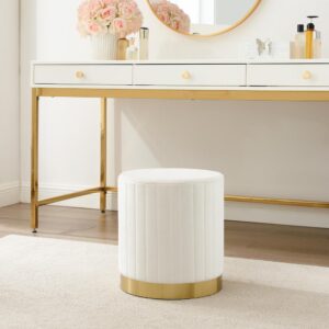 this pint-size ottoman is a showstopper. Add the Sabrina Pouf to your living room or bedroom for extra seating or a place to prop up your feet in style.