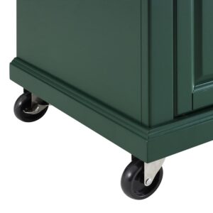 Bring classic style and function to your kitchen with the Madison Kitchen Island/Cart. Featuring a built-up countertop