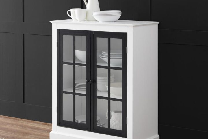 Make a statement with the Cecily Stackable Storage Pantry. With a striking two-tone color palette