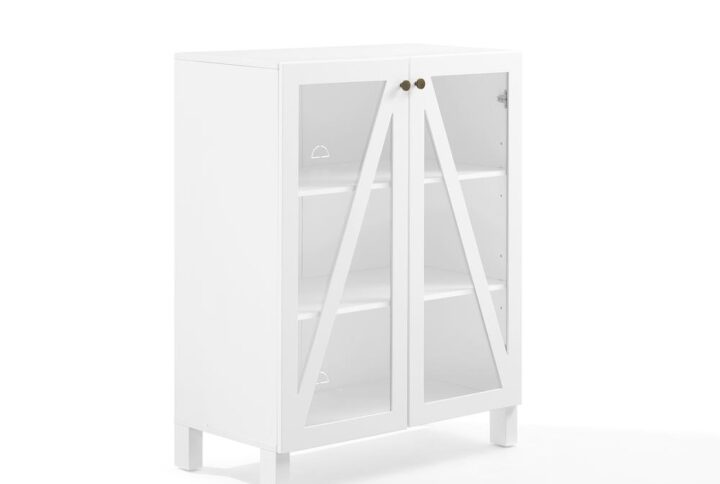The Cassai Stackable Storage Pantry delivers stylish storage for any room. Featuring two adjustable shelves