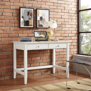 Classic meets modern in the Campbell Writing Desk. Featuring a simple footprint perfect for small spaces