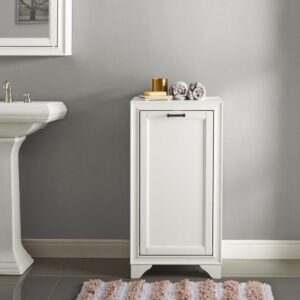 this hamper is ideal for small spaces like a bathroom or laundry area. Featuring a removable cloth bag