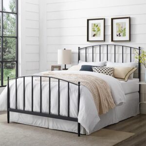 The Whitney Queen Bed has a transitional design that can coordinate with a variety of bedroom décor. Featuring elegant tapered posts with ball finials and slender spindles