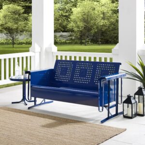 Glide back into lazy summer afternoons with the Bates Outdoor Sofa Glider. This vintage-style sofa comes in a variety of vibrant colors