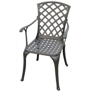 Enjoy an evening relaxing under the stars with the Sedona High Back Patio Chairs (Set of 2). Stylish and built to last