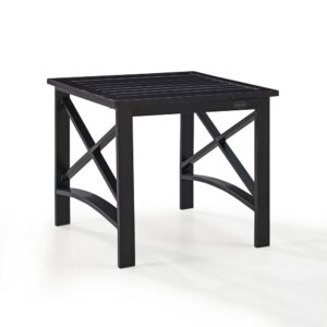 Make your outdoor living space more functional and stylish with the addition of the Kaplan Side Table. Durably crafted from all-weather powder-coated steel