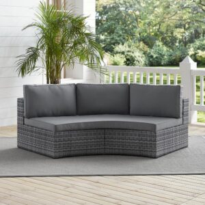 this sectional sofa offers a unique and versatile silhouette.