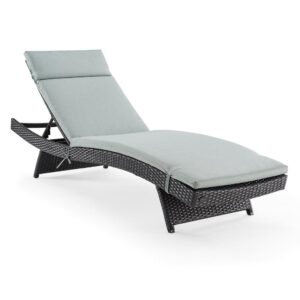 the Biscayne Chaise Lounge showcases an arched profile and a six-position adjustable back. An ideal spot for relaxing on a warm summer day