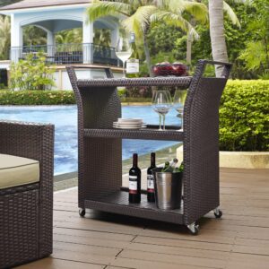 nothing will get between the Palm Harbor Bar Cart and your next outdoor happy hour.