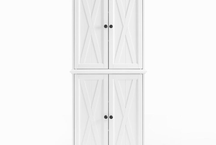 Storage for the modern home should be functional and flexible without sacrificing style. The Clifton Tall Pantry is sure to check all the boxes for home organization and can be utilized in a variety of spaces. Comprised of two identical small pantries