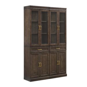 great for keeping everyday items out of sight. Both storage cabinets have a full-extension storage drawer for smaller items. Keep any room in your home organized with this 2-Piece pantry set.