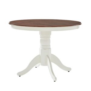 the Shelby Round Table will make a great addition to your eat-in kitchen or dining room. Featuring a classic design with a turned pedestal base