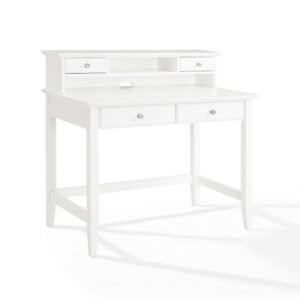 Classic meets modern in the Campbell Writing Desk & Hutch Set. Featuring a simple footprint perfect for small spaces