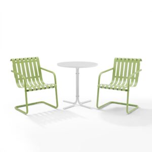 the Gracie bistro set will have you dining in vintage style.