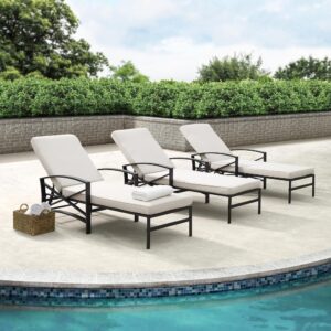 the Kaplan Chaise Lounge is a comfortable getaway in your own backyard.