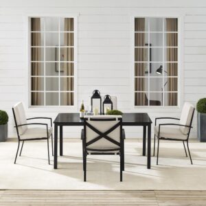 the Kaplan 5pc Outdoor Dining Set will be a welcome addition to your outdoor entertaining.