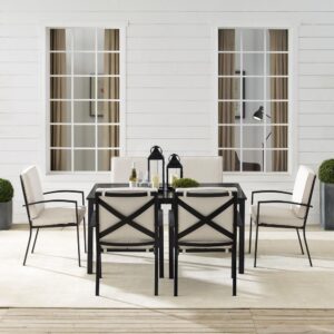the Kaplan 7pc Outdoor Dining Set will be a welcome addition to your outdoor entertaining.