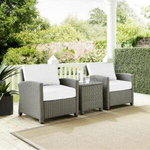 Create a relaxing retreat on your front porch or patio with the Bradenton 3pc Outdoor Chair Set. Perfect for kicking back on a sunny day