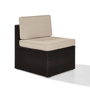 Crafted with all-weather resin wicker woven over a durable steel frame