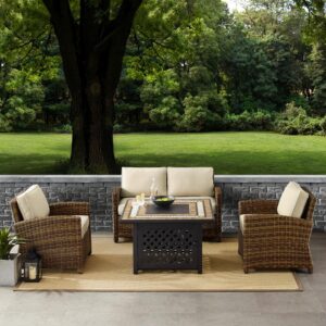 keeping them close at hand but out of sight. You'll be ready to relax in comfort with the Bradenton conversation set.