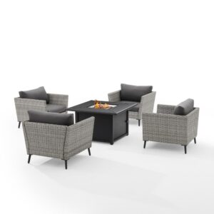 the armchairs have powder-coated steel frames wrapped in all-weather resin wicker. Ready to withstand all the elements