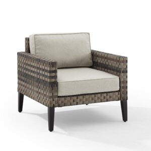 the Prescott Outdoor Chair is a great addition to your at-home retreat. Resistant to the whims of mother nature
