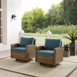 each outdoor rocking chair offers a high-quality rocking and swivel base for smooth