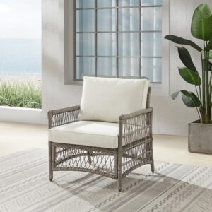 Create the look of an island retreat with the Thatcher Outdoor Chair. Featuring a sturdy steel frame wrapped in beautiful resin wicker