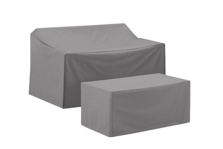 Give your outdoor chat set shelter with this 2pc custom-fitted protective outdoor cover set. Sewn from heavy gauge