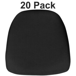 Hard cushions are the most popular choice in the rental and event industry offering firm support. Event coordinators also love the ability to customize the look of the chairs through the use of cushions. This padded cushion will ensure that guests are seated comfortably. The double-sided tape backing allows secure adhesion to chairs.