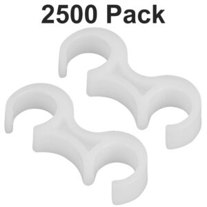 Use this set of ganging clips to attach two 800 lb. Capacity LE-L-3-WHITE-GG