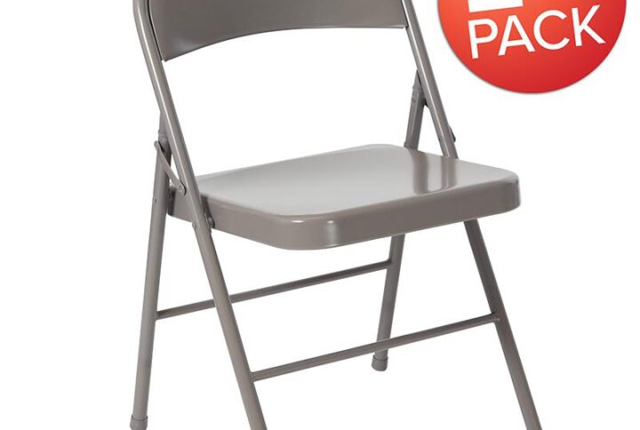 Easily switch from just the family to a twenty person marathon board game night. This durably constructed Metal Folding Chair is a convenient option for everyday use or extra seating in a residential or commercial setting. It features a premium 18 gauge
