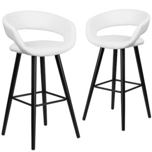 This exquisitely designed barstool will add an elegant touch to your home. This upholstered stool will appeal in your kitchen
