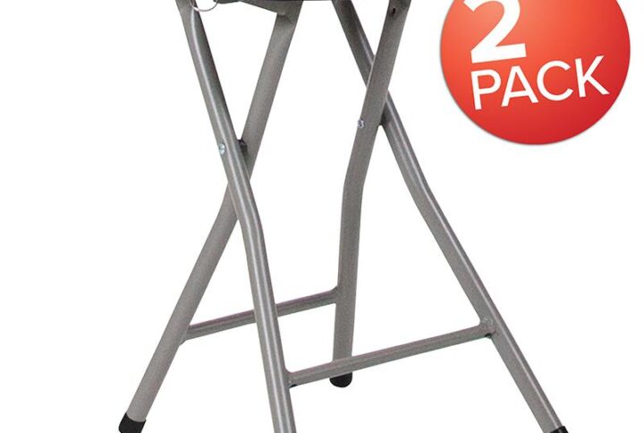 Need a convenient stool seat at a moment's notice? Never be short on seating again with this Foldable Stool with Plastic Seat. This stool is here to serve