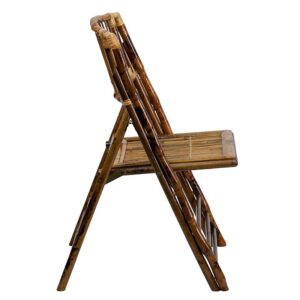 this bamboo folding chair is a necessity. As an event planner or an event rental company you need to have a variety of seating options on hand and this chair is a showstopper. If you're a homeowner looking to create an outdoor oasis or want trendsetting seating in your sunroom