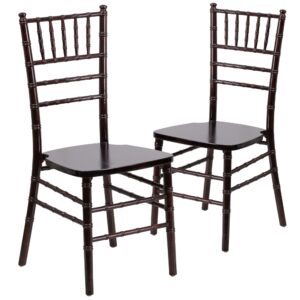 Chiavari chairs have become a classic in the event industry and are also very popular in high profile entertainment venues. The chiavari chair is ideal for weddings