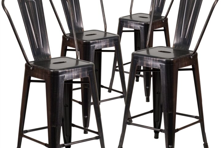 Completely transform your living or restaurant space with this vintage style stool. Adding colorful chairs can rev up any setting. The versatility of this chair easily conforms in different environments. The frame is designed for all-weather use making it a great option for indoor and outdoor settings. For longevity