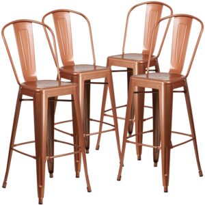 Completely transform your living or restaurant space with this barstool. Adding colorful chairs can rev up any setting. The versatility of this chair easily conforms in different environments. The frame is designed for all-weather use making it a great option for indoor and outdoor settings. For longevity